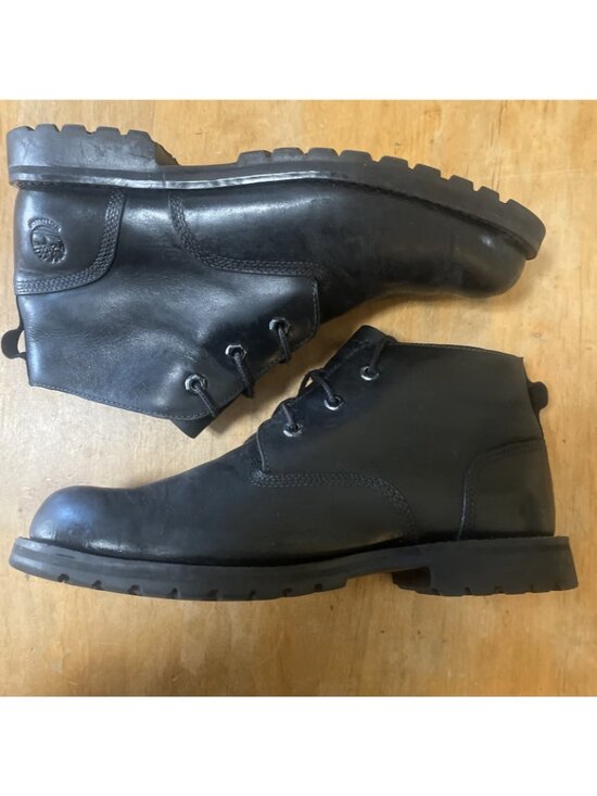 Timberland Alden Brook Leather Waterproof Chukka Black Size 10 US Ortholite